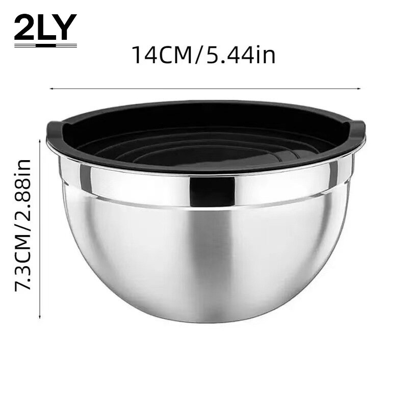 Kitchen Baking Set - Thickened Stainless Steel Mixing Bowls Set