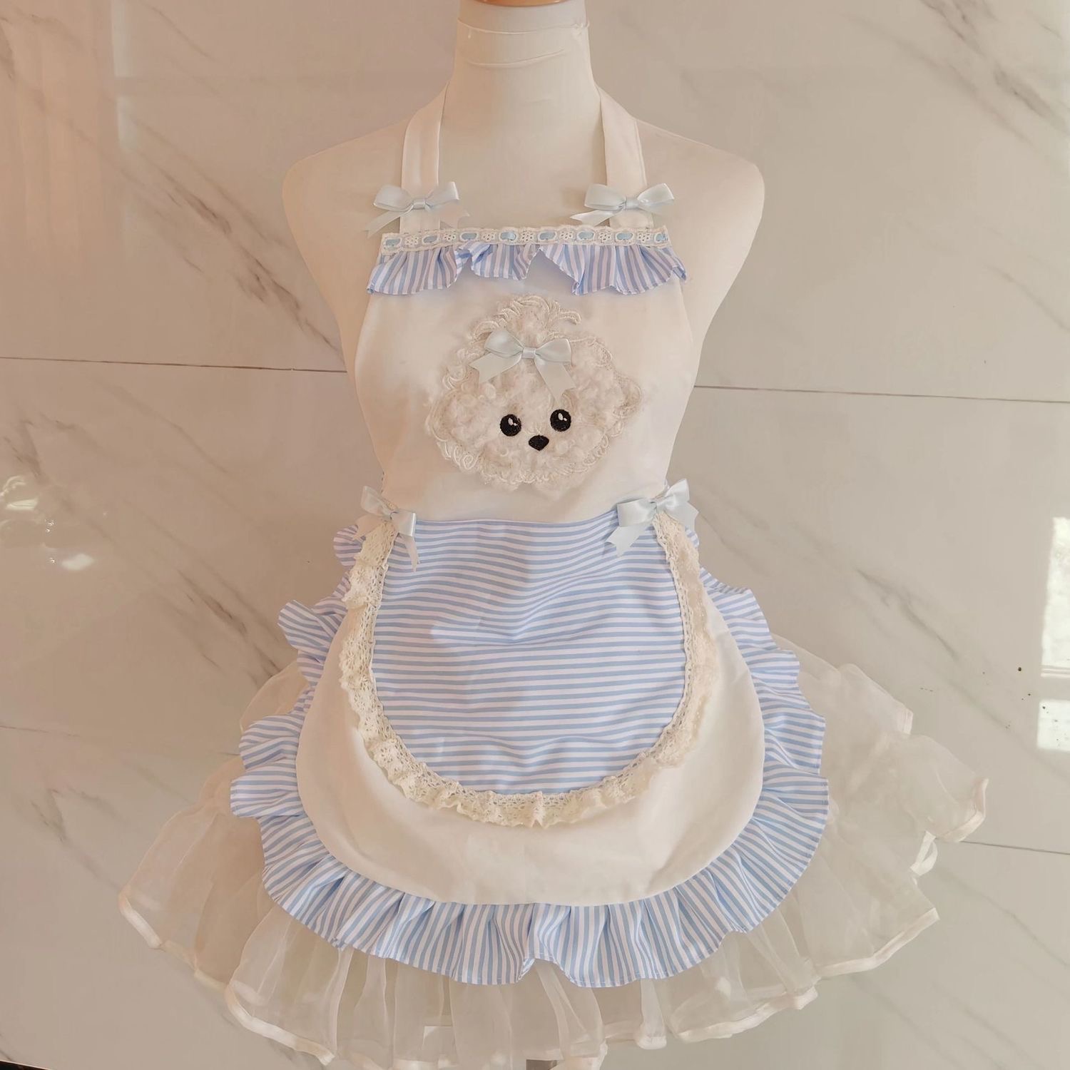 Kitchen Baking Must Haves - 1pc Cute Striped Apron Princess Style