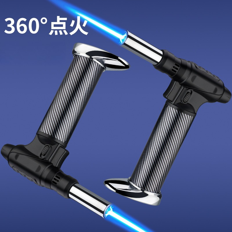Kitchen Baking Aid - BBQ Integrated Inflatable Windproof Blue Flame