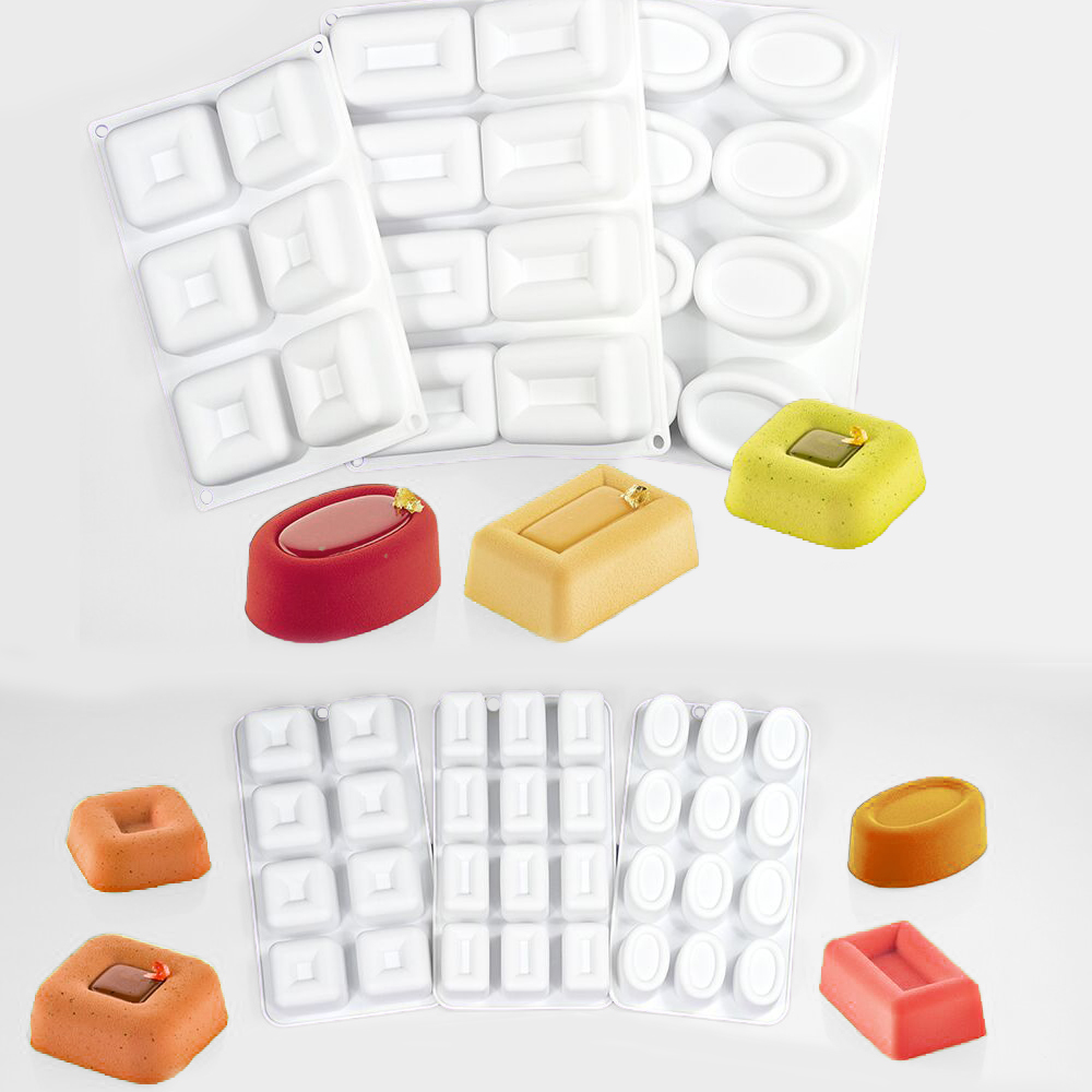 Kitchen Design For Baking - Savarin Mousse Cake Mold Square Rectangular