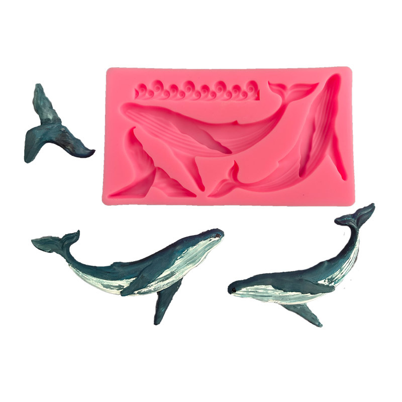 Kitchen Baking Products - DIY Whale Silicone Mold Ocean Series