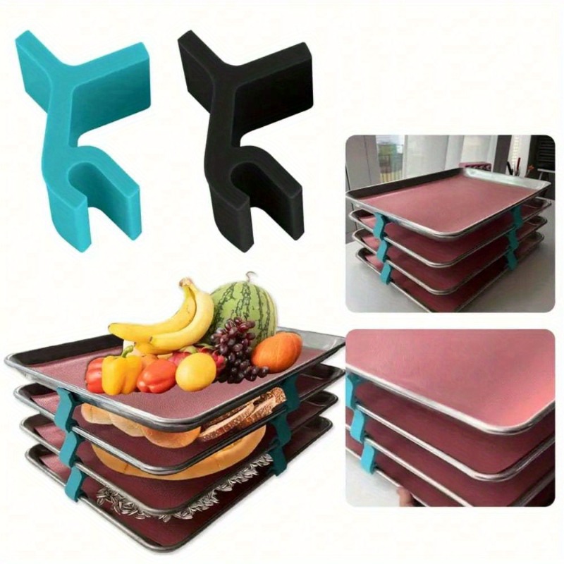 Kitchen Baking Sheet Organizer - Stackabl Baking Sheet Organizer Space Cookie