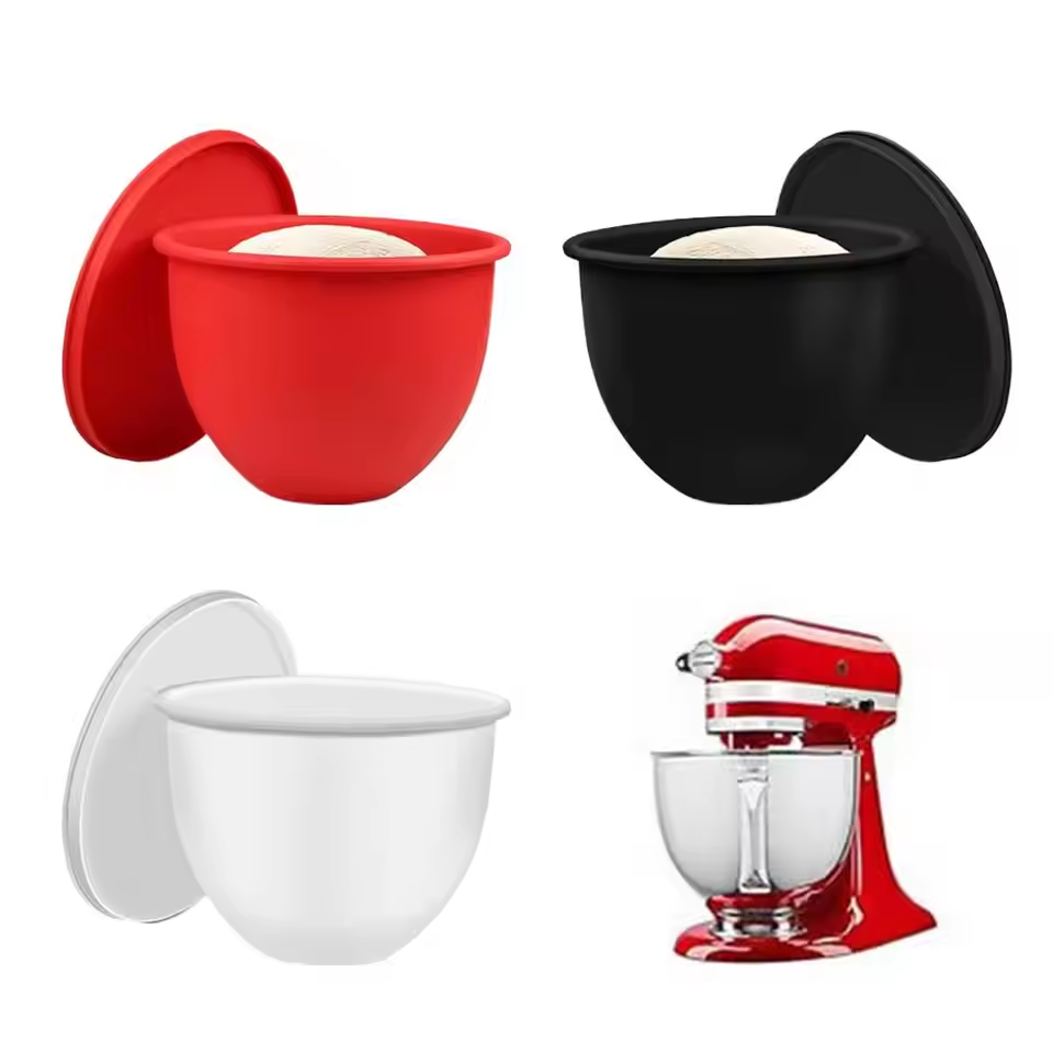 Kitchen Baking Aid - Silicone Liner Mixer Attachment Silicone Bowl