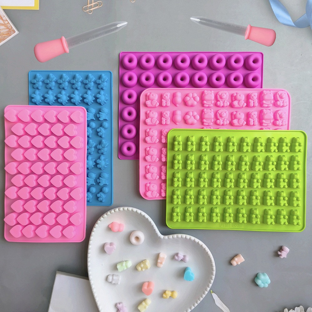 7Pcs Candy Silicone Moulds wit - Kitchen Baking Set review and price