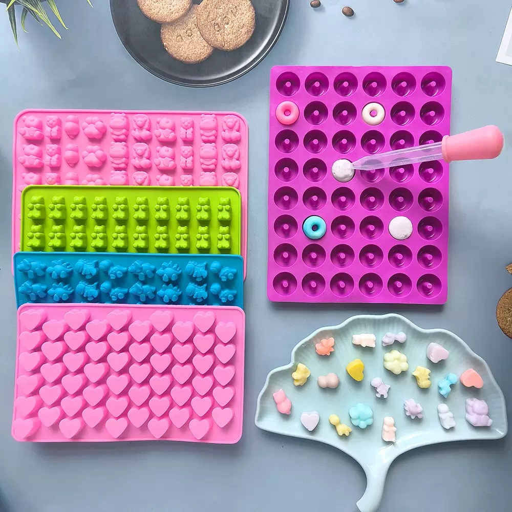 7Pcs Candy Silicone Moulds wit - Kitchen Baking Set review and price
