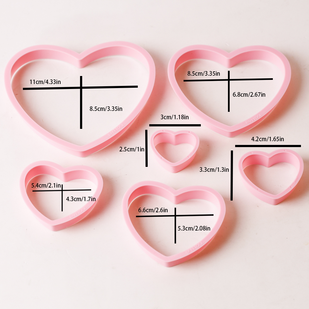 1set/3sets Pink Heart Star Flo - Kitchen Baking Set review and price