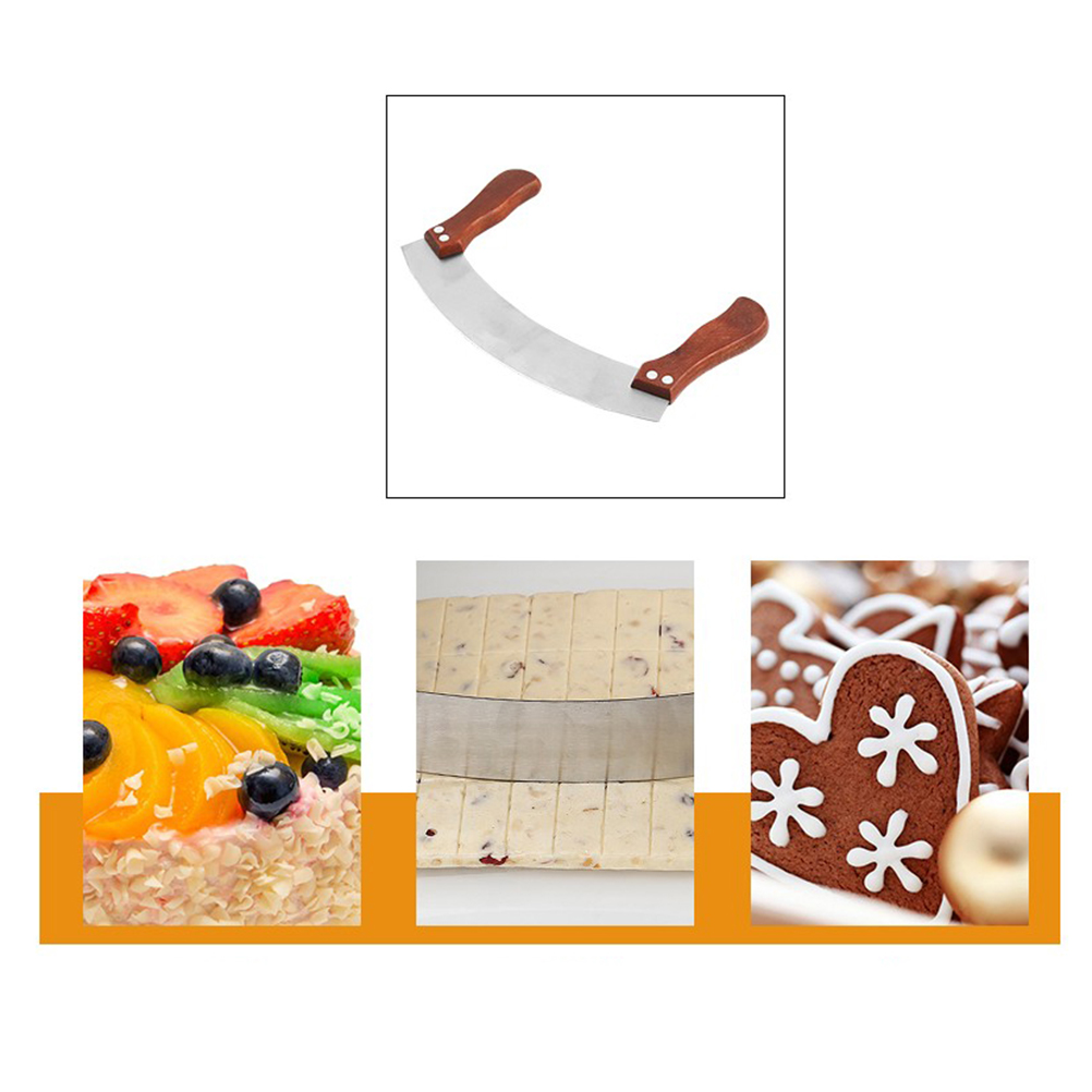1pc Double Handle Nougat Cutte - Kitchen Design For Baking review and price