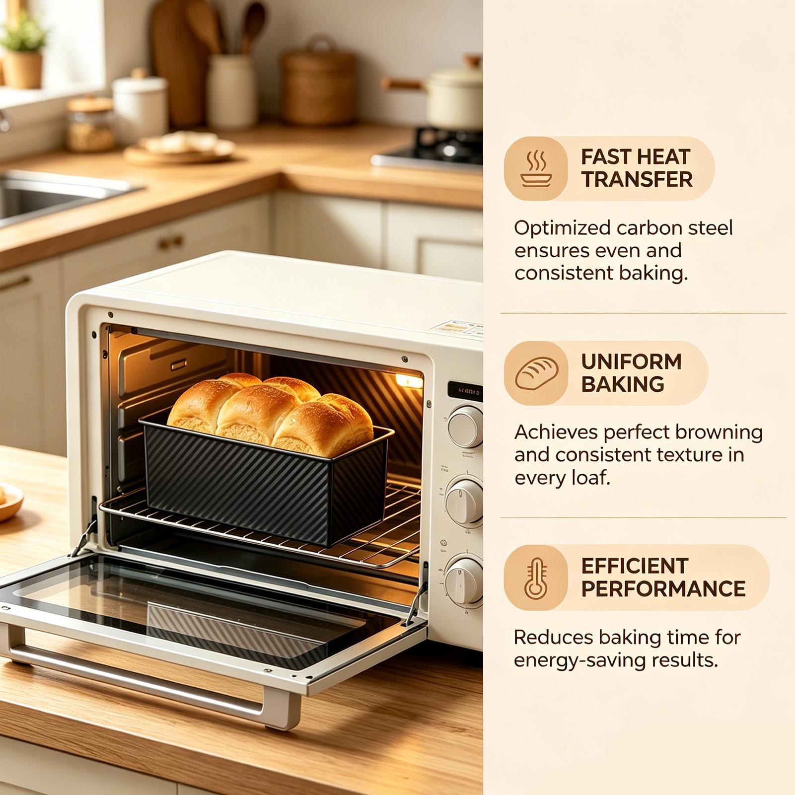 Bread Baking Pan Corrugated Ca - Kitchen Baking Pan review and price
