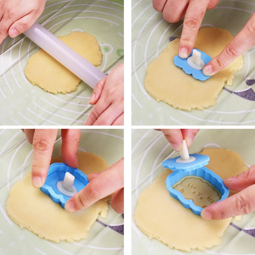 Cookie Mold Stamp Cartoon Saus - Kitchen Baking Products review and price