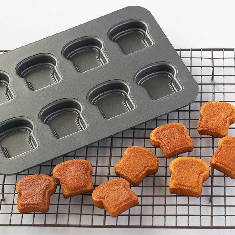 8 Cavity Toast Bread Pattern C - Kitchen Baking Pan review and price