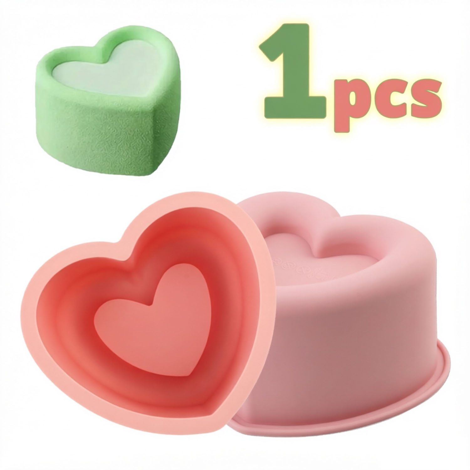 A Heart-Shaped Silicone Mold f - Kitchen Baking Must Haves review and price
