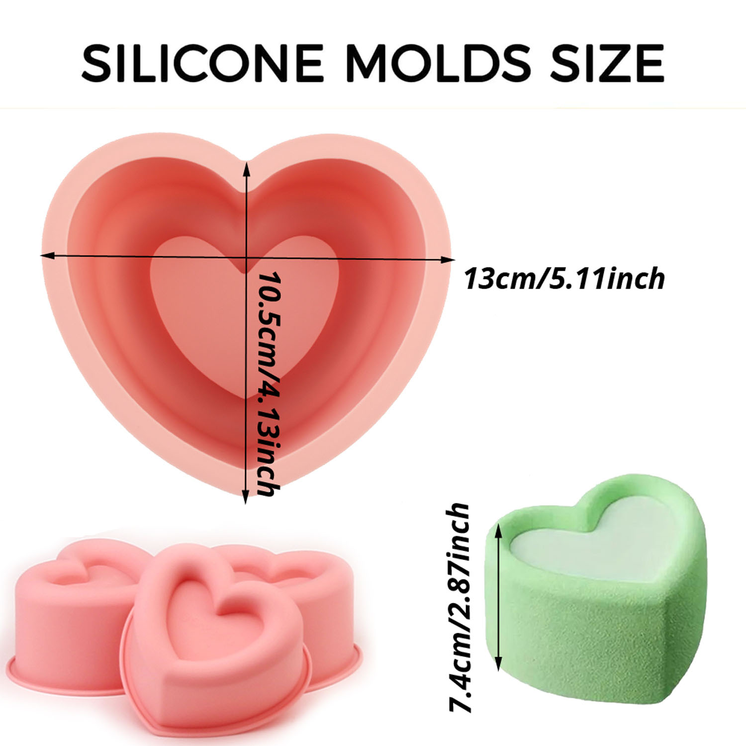 A Heart-Shaped Silicone Mold f - Kitchen Baking Must Haves review and price