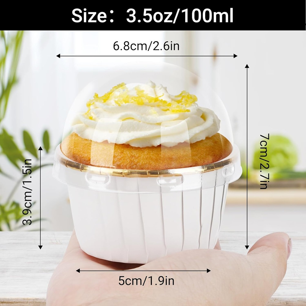 50 pcs Muffins Cup Paper Cupca - Kitchen Baking Products review and price