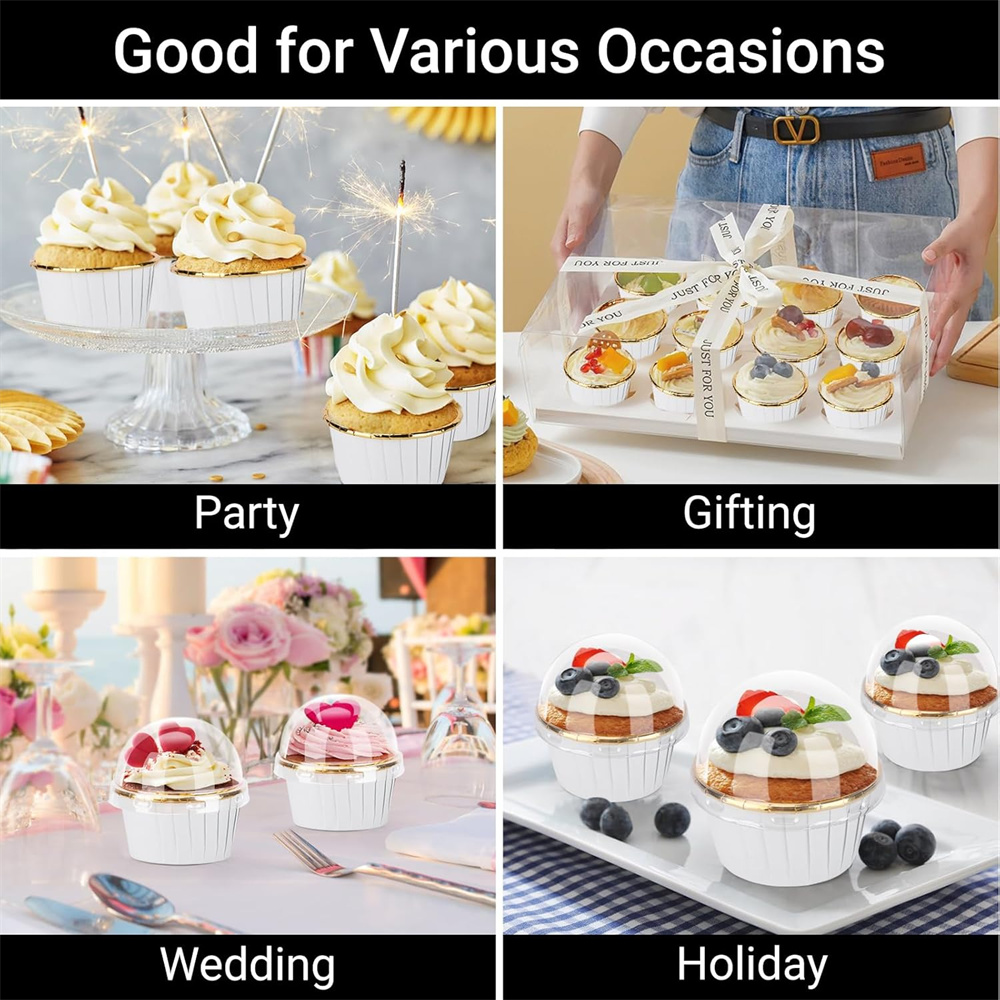 50 pcs Muffins Cup Paper Cupca - Kitchen Baking Products review and price