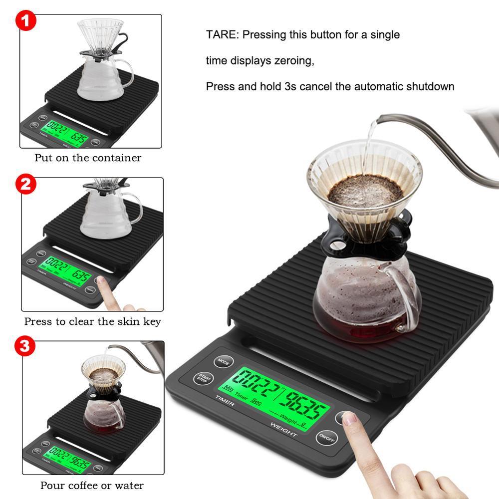 3kg/0.1g 5kg/0.1g Drip Coffee  - Kitchen Baking Timer review and price
