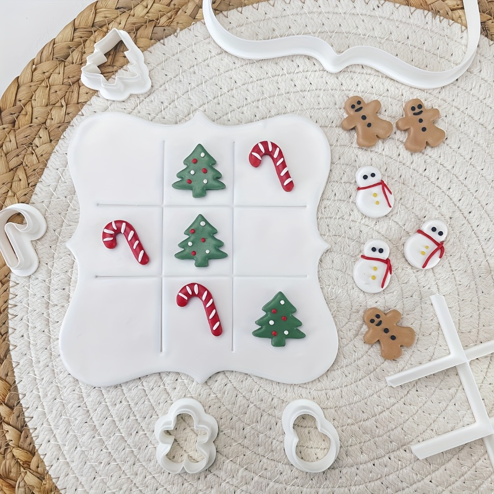 6Pcs Christmas Tic Tac Toe Coo - Cookie Cutter Set review and price