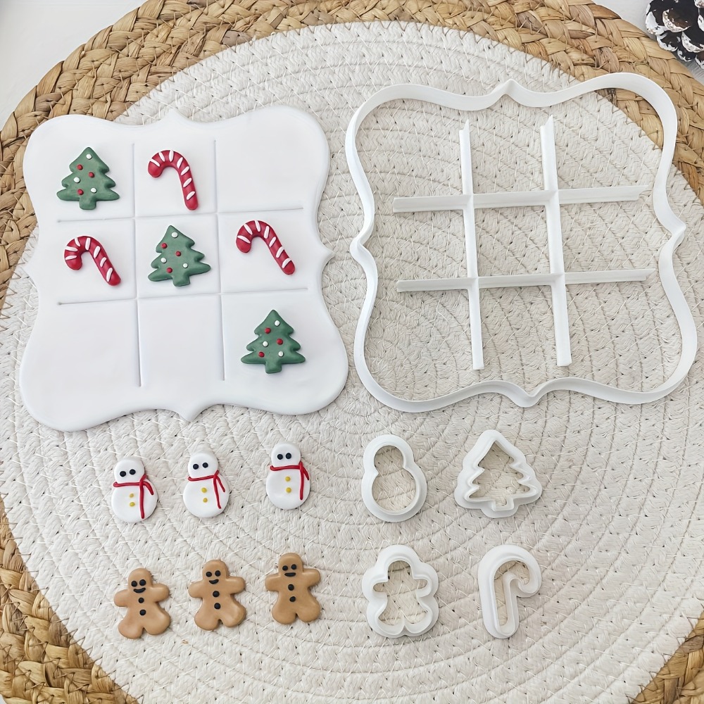 6Pcs Christmas Tic Tac Toe Coo - Cookie Cutter Set review and price