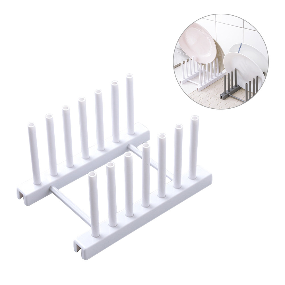 White Plastic Dish Rack Kitche - Kitchen Baking Sheet Organizer review and price