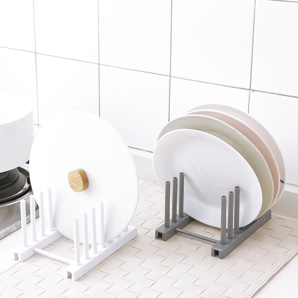 White Plastic Dish Rack Kitche - Kitchen Baking Sheet Organizer review and price