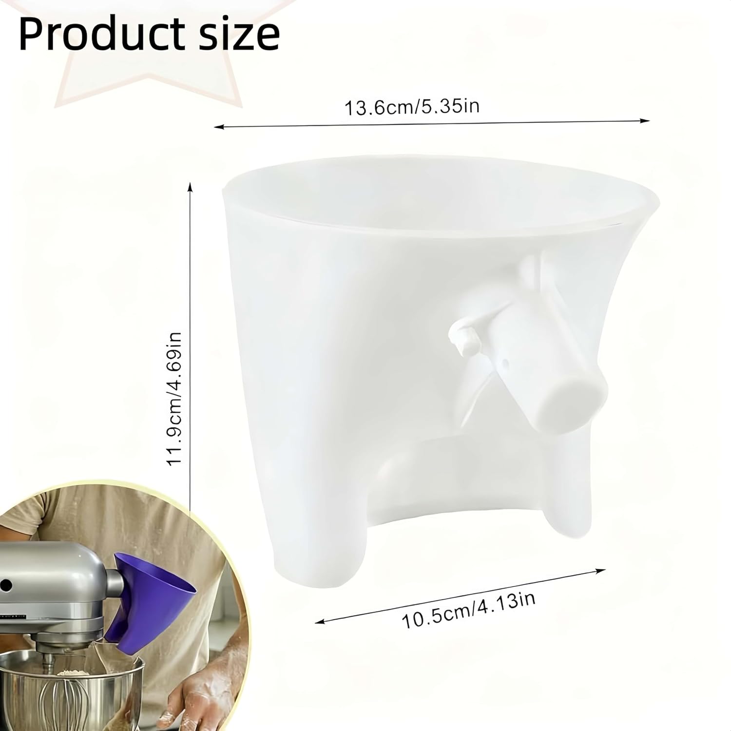Flour Funne Mixer for Kitchen  - Kitchen Baking Aid review and price