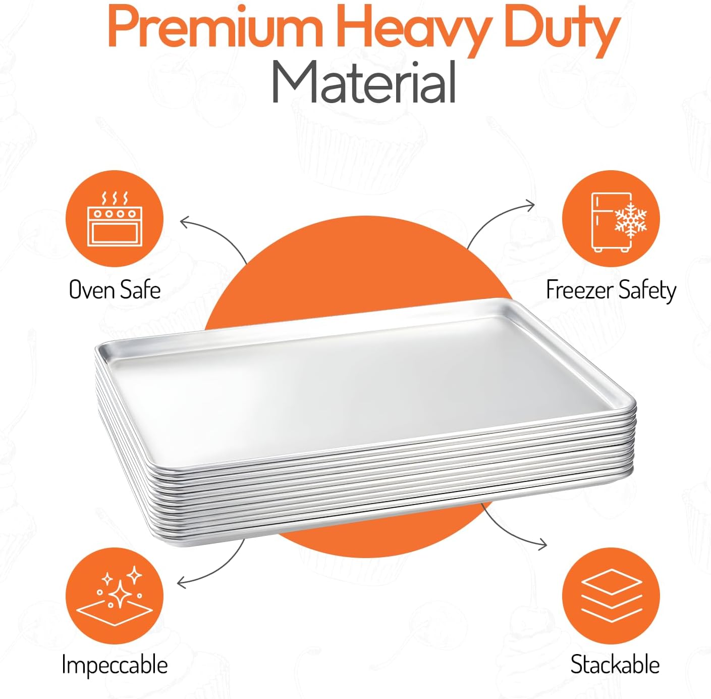 Full Size Commercial Aluminum  - Kitchen Baking Set review and price