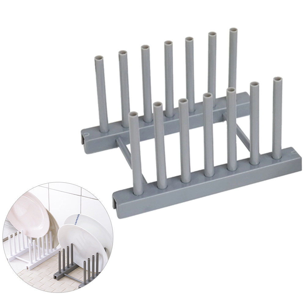 Grey Plastic Dish Rack Kitchen - Kitchen Baking Sheet Organizer review and price
