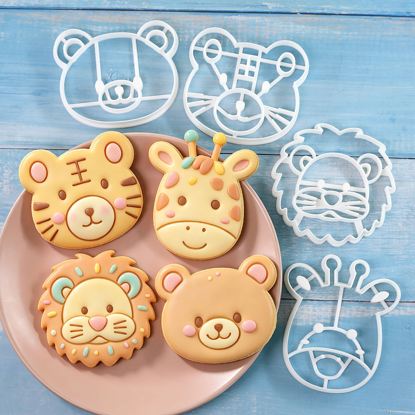4 Pcs Animal Cookie Cutters Se - Kitchen Baking Set review and price