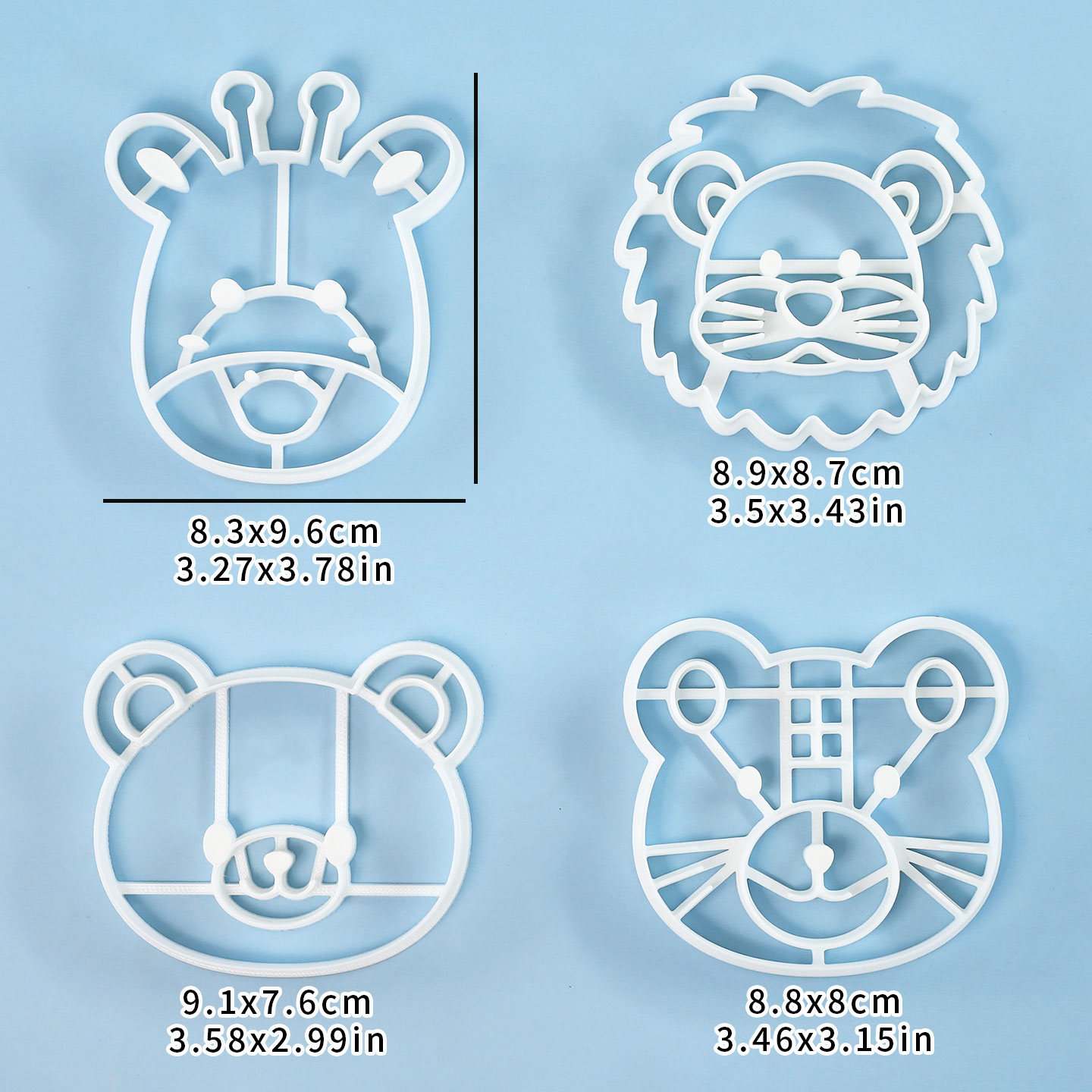 4 Pcs Animal Cookie Cutters Se - Kitchen Baking Set review and price