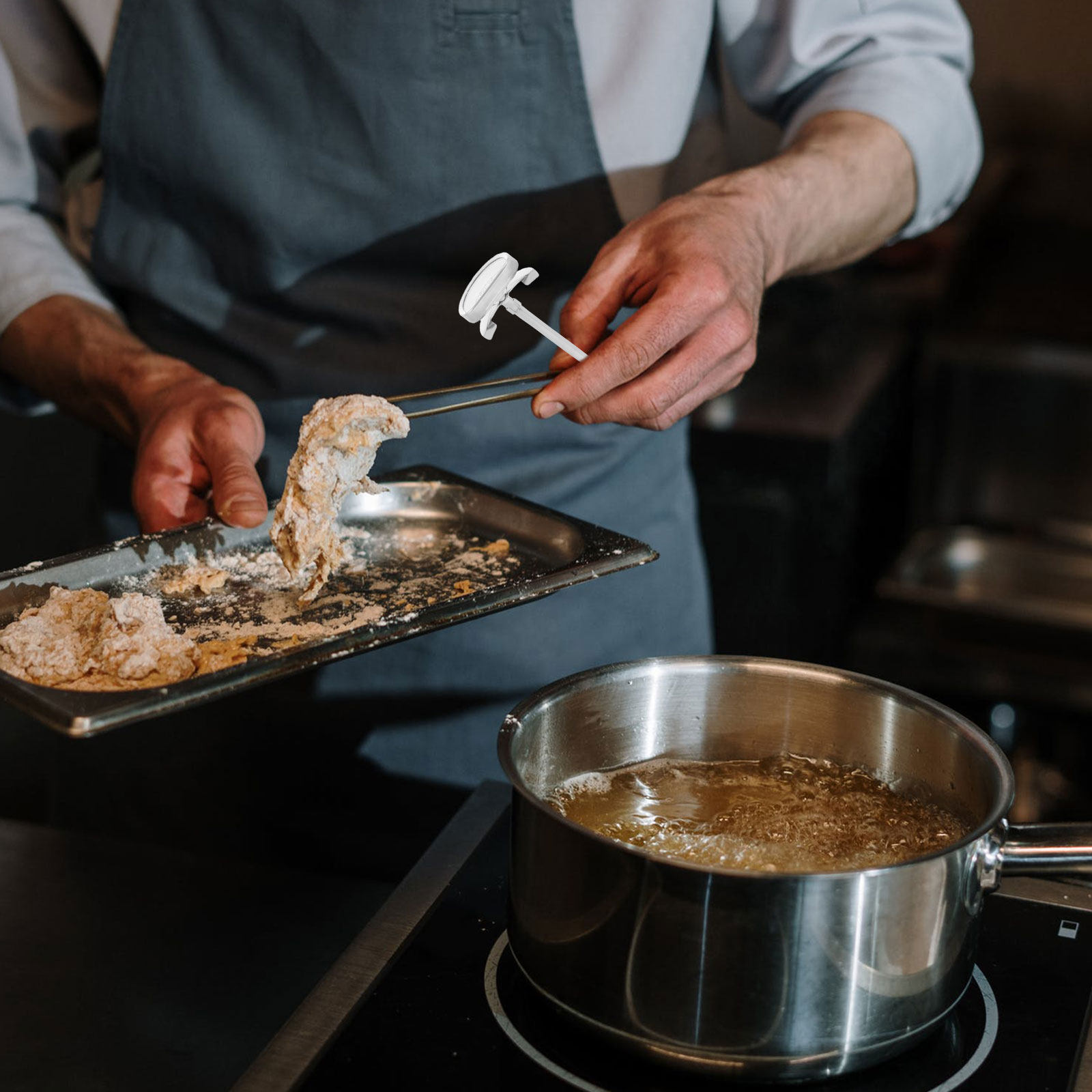 Stainless Steel Frying Thermom - Kitchen Baking Cooking review and price