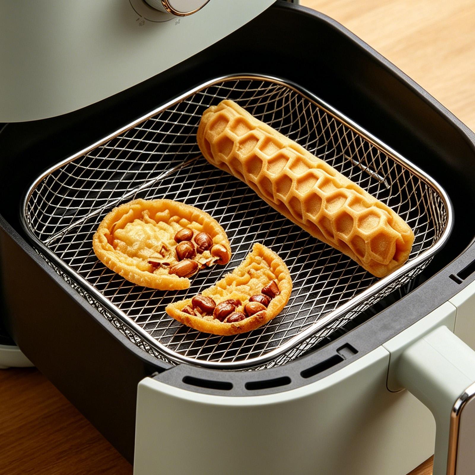 Stackable Air Fryer Grill Rack - Kitchen Baking Tray Rack review and price