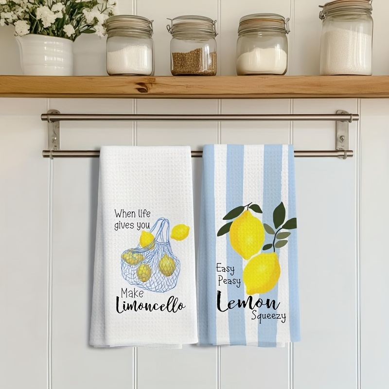 2Pcs, Lemon Mesh Kitchen Towel - Kitchen Baking Set review and price
