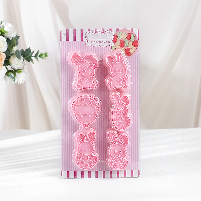 6pcs/Set Easter Bunny Cookie C - Kitchen Baking Set review and price