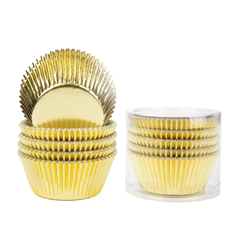 100 piece set of gold foil cup - Kitchen Baking Set review and price
