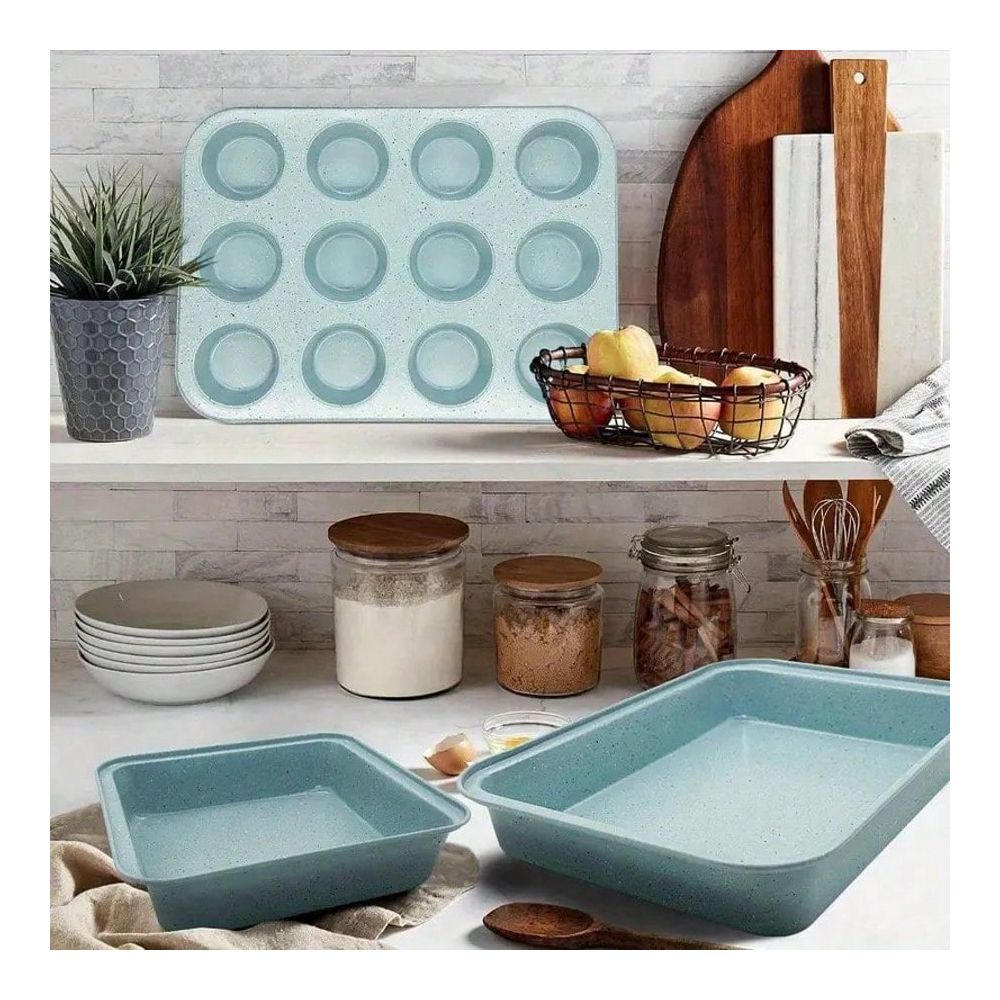 10 Piece Bakeware Set, NonStic - Kitchen Baking Set review and price
