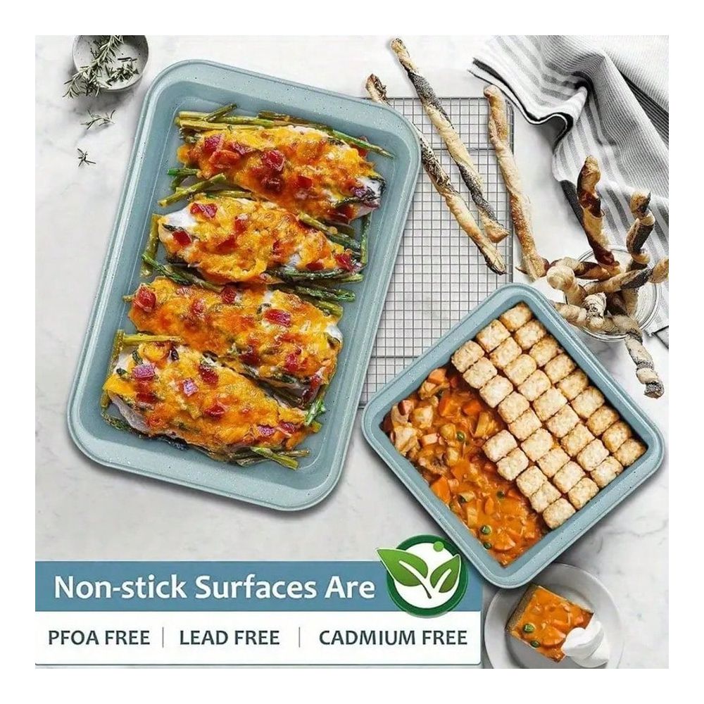 10 Piece Bakeware Set, NonStic - Kitchen Baking Set review and price