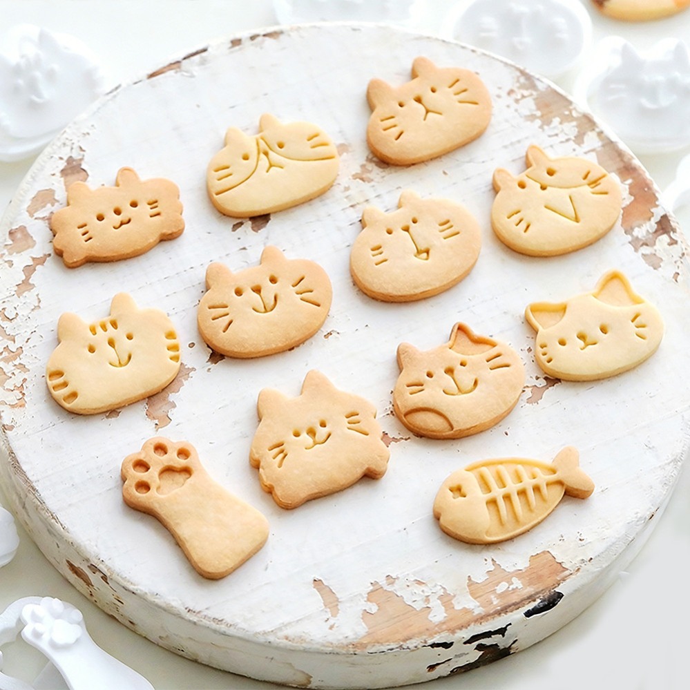 Cute Kitten DIY Stamp Cookie C - Kitchen Baking Products review and price
