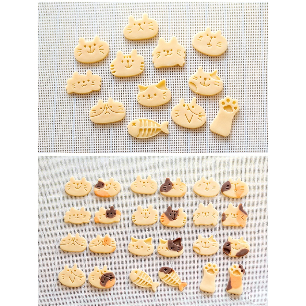 Cute Kitten DIY Stamp Cookie C - Kitchen Baking Products review and price