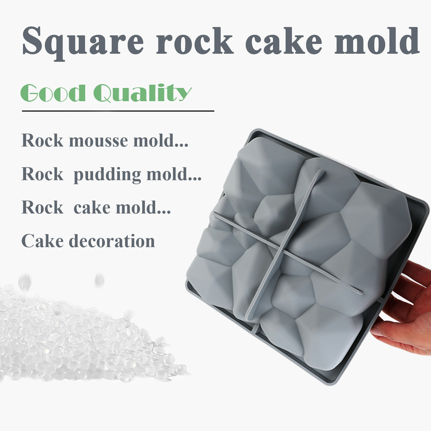 A Pack of Square Rock-Shaped S - Kitchen Baking Must Haves review and price