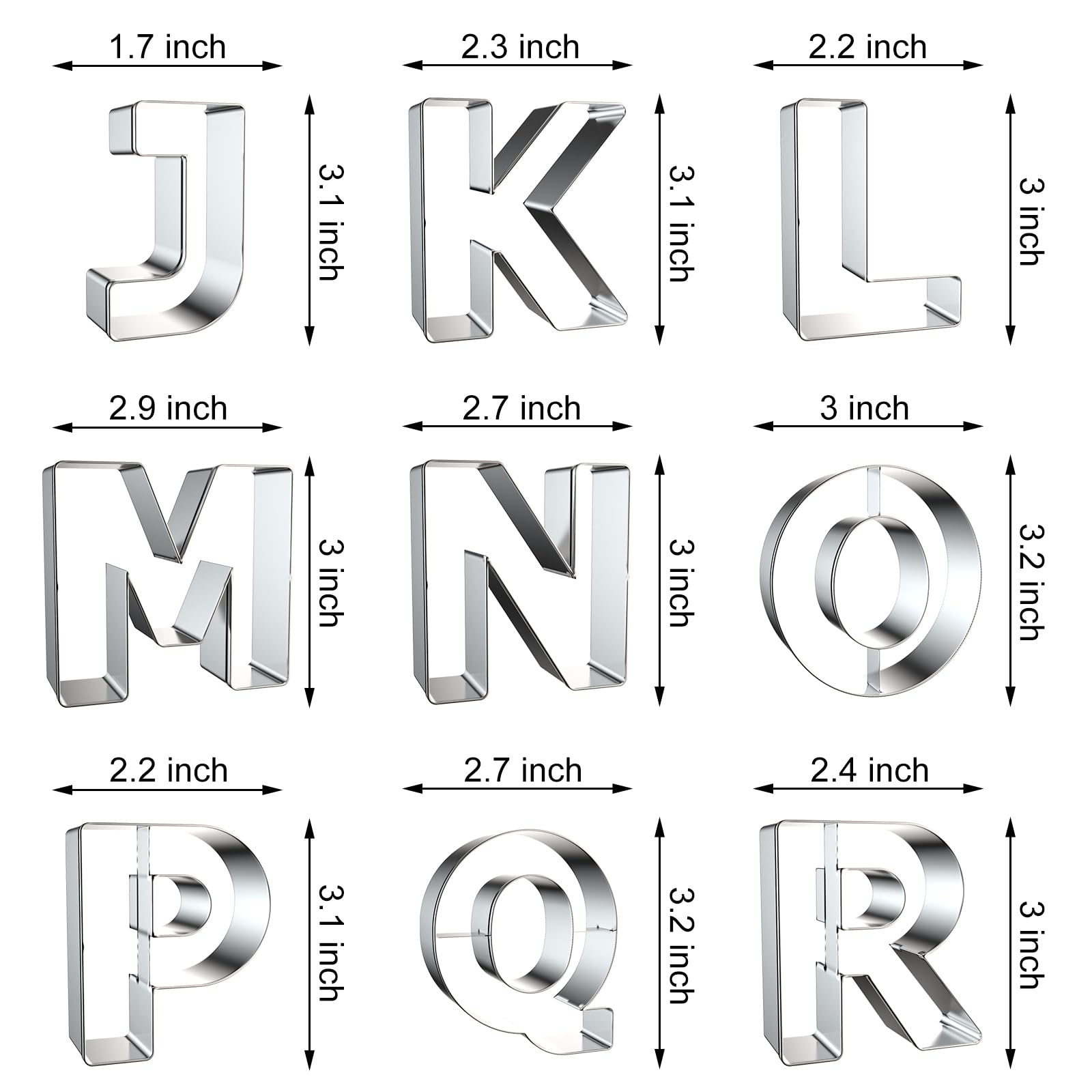 Letter Cookie Cutters Shapes - - Cookie Cutter Set review and price