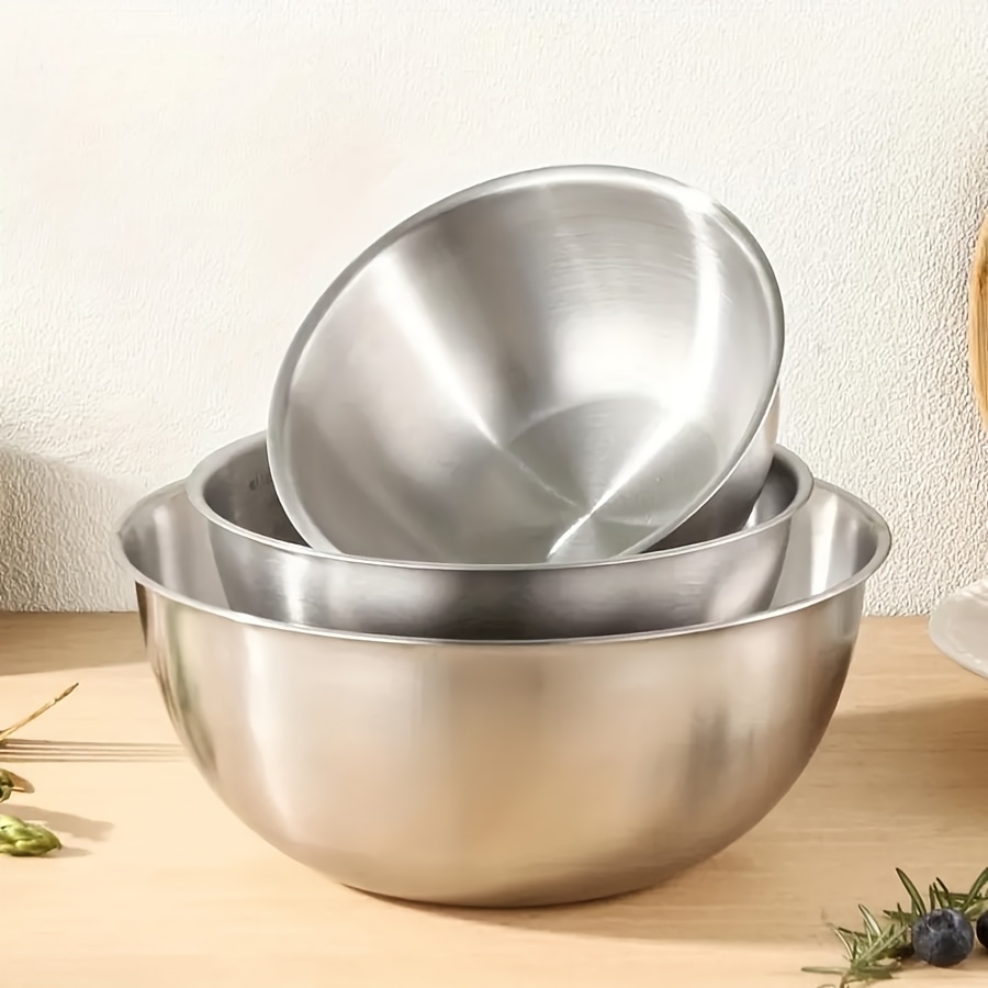 3pcs Stainless Steel Salad Bow - Kitchen Baking Set review and price