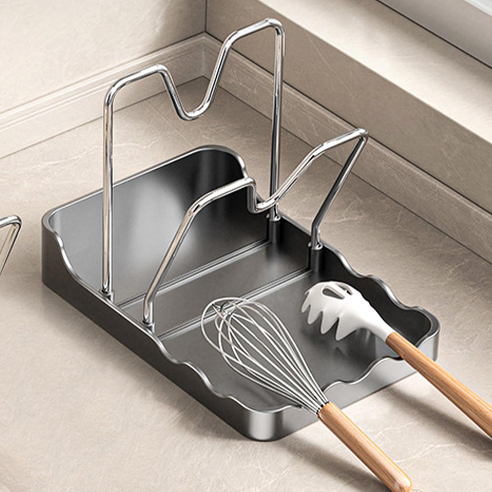 Pot Lid Organizer Vertical Spo - Kitchen Baking Tray Rack review and price