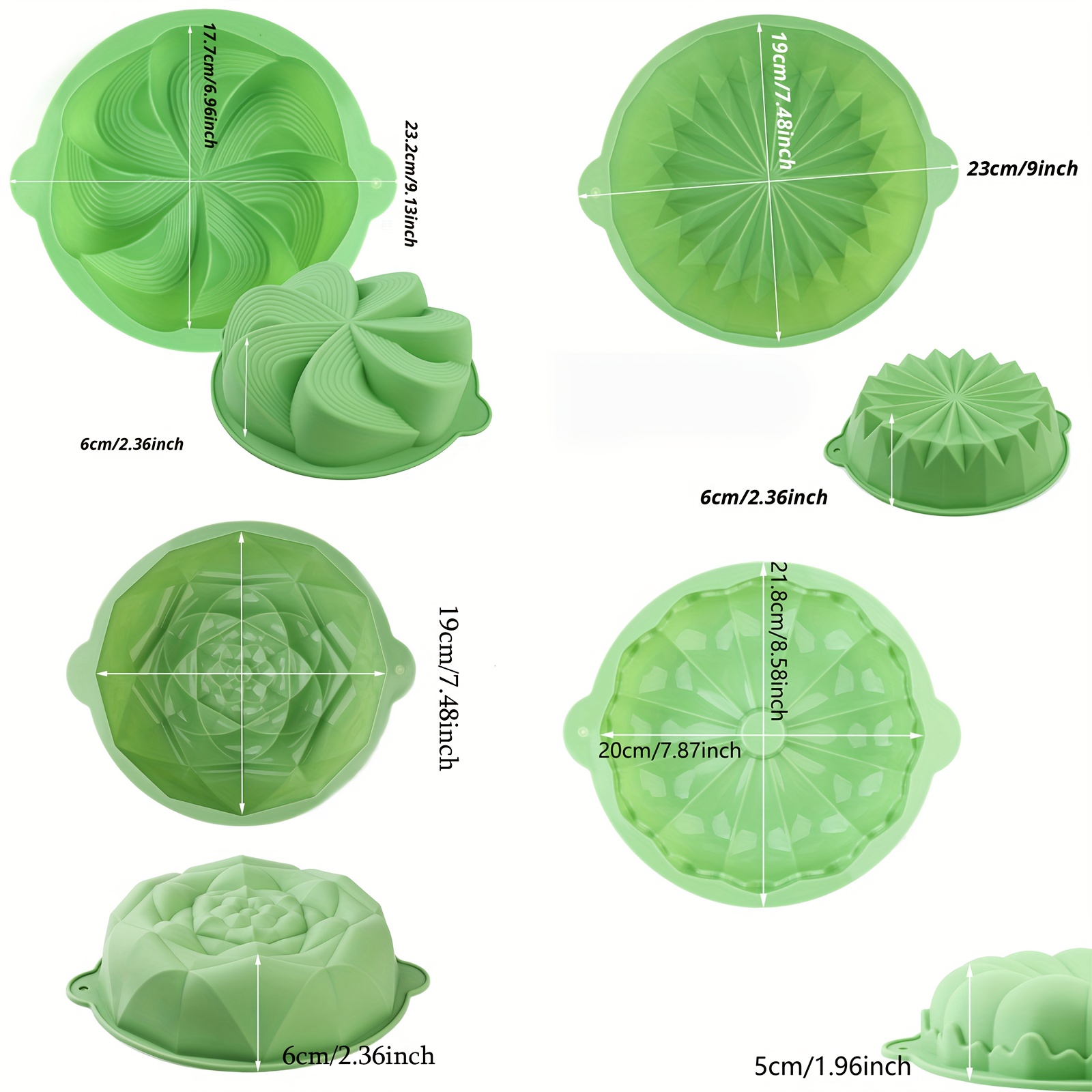 4-Piece Flower-Shaped Silicone - Kitchen Baking Must Haves review and price