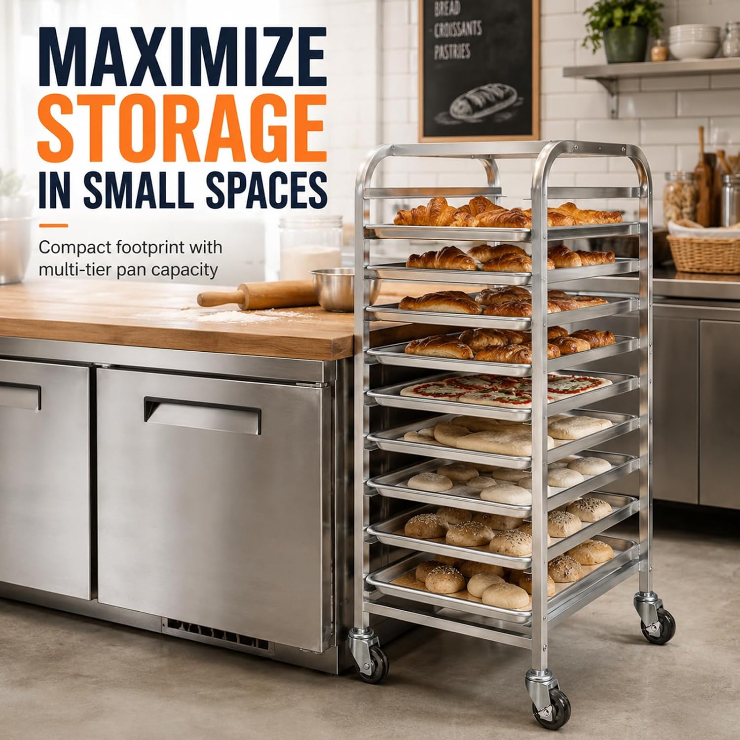 10 Tier Stainless Steel Sheet  - Kitchen Baking Sheet Organizer review and price