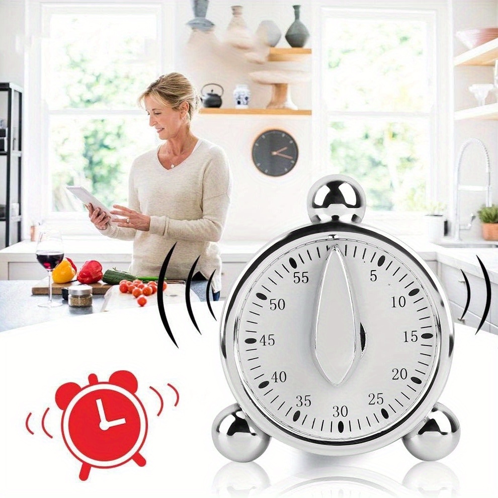 Visible Mechanical Timer, 60-M - Kitchen Baking Timer review and price