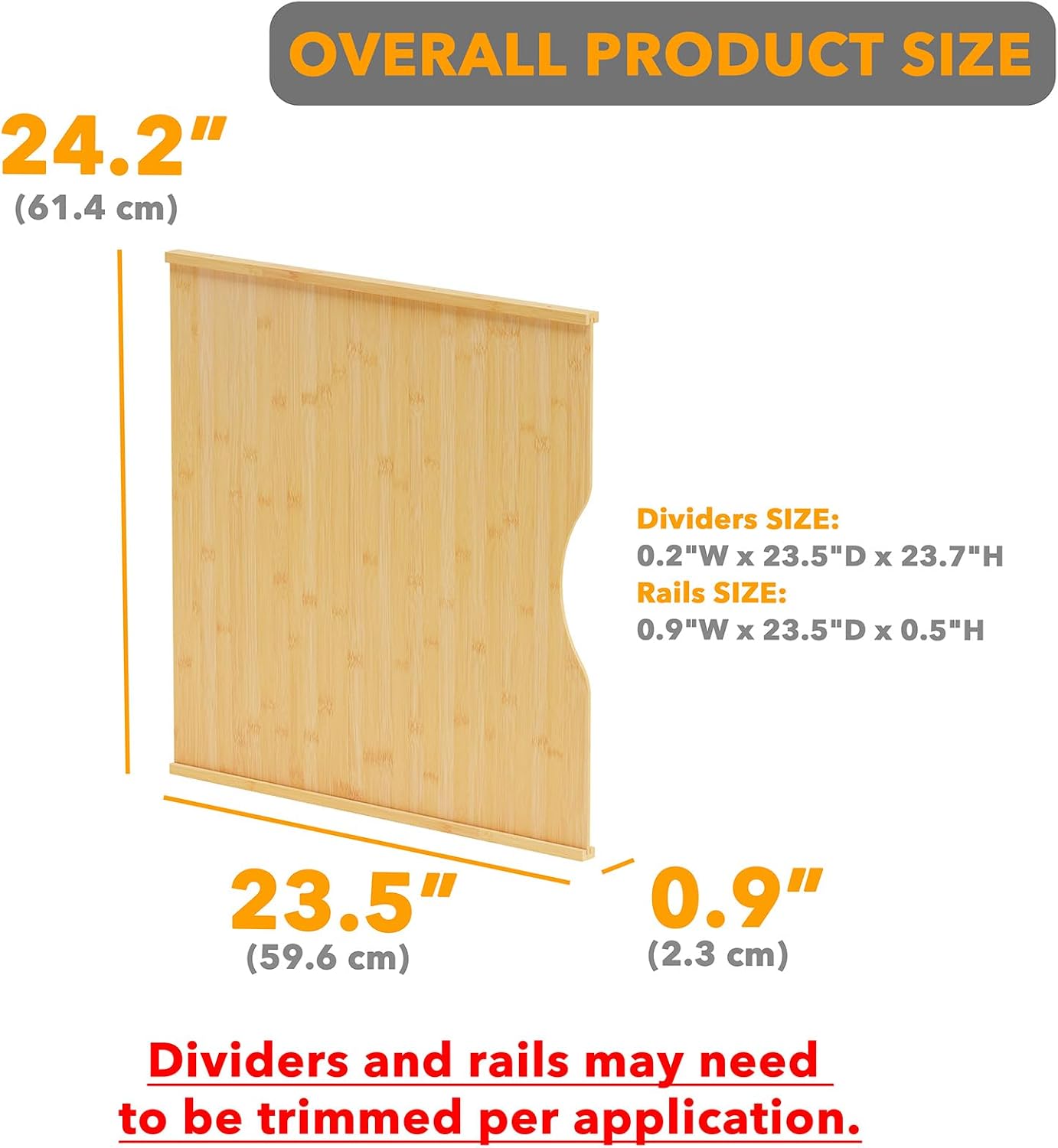 10 Pack Bamboo Tray Dividers f - Kitchen Baking Sheet Organizer review and price