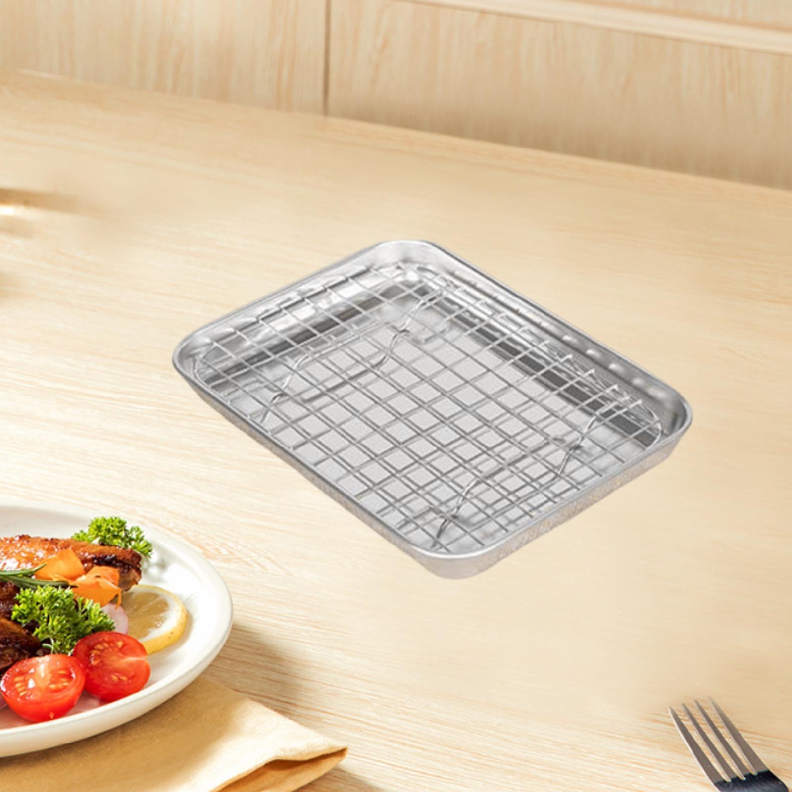 Baking Sheet with Wire Rack Du - Kitchen Baking Tray Rack review and price