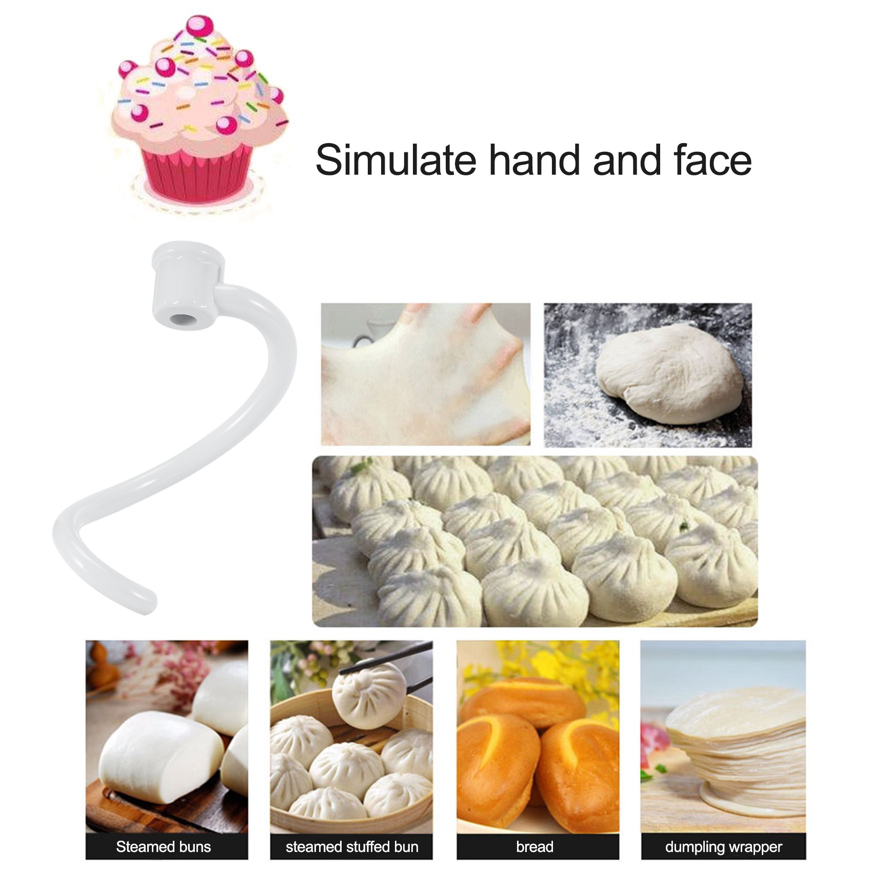 AEE6-Spiral Dough Hook Replace - Kitchen Baking Aid review and price